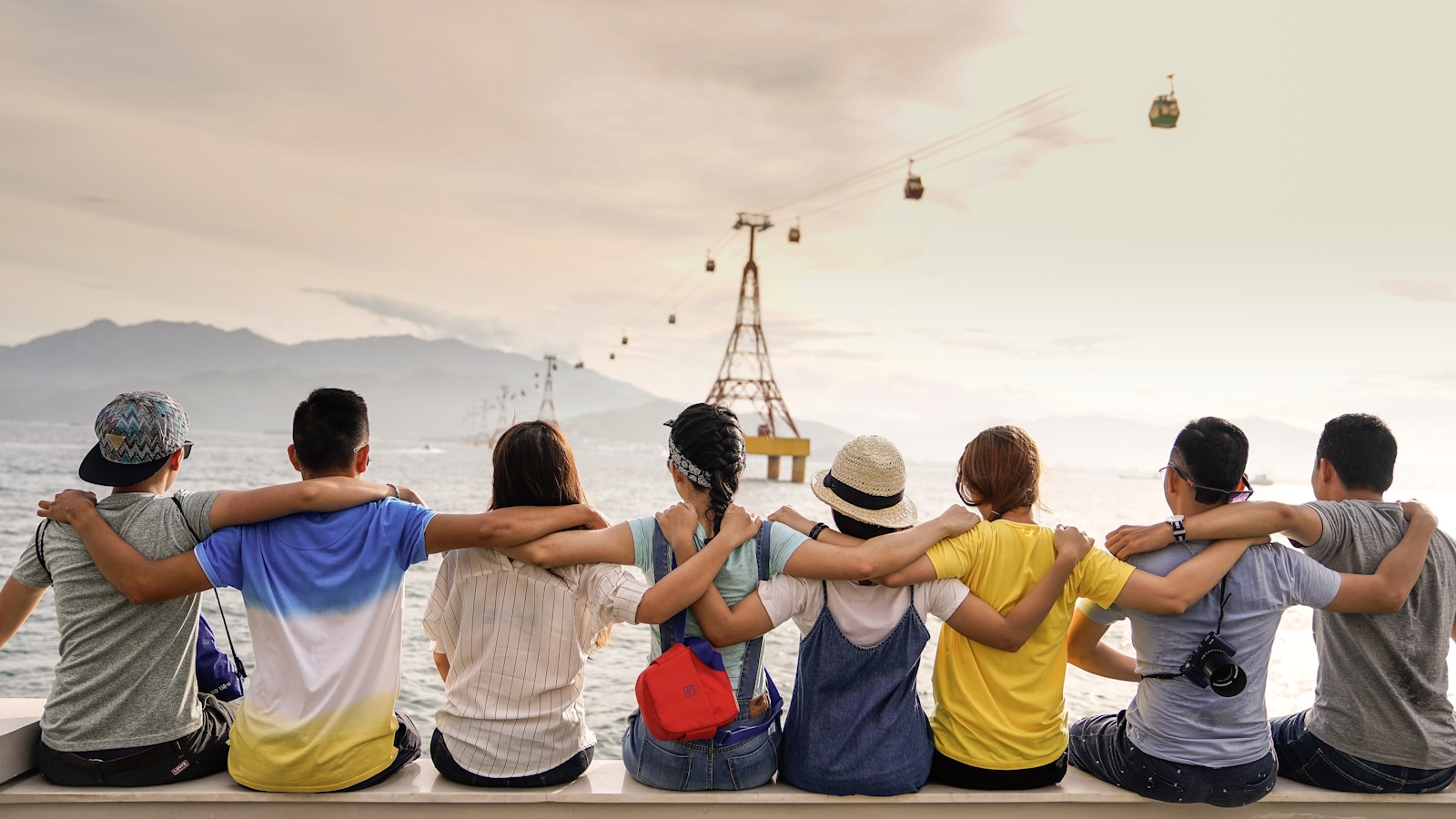 People collaborating in community